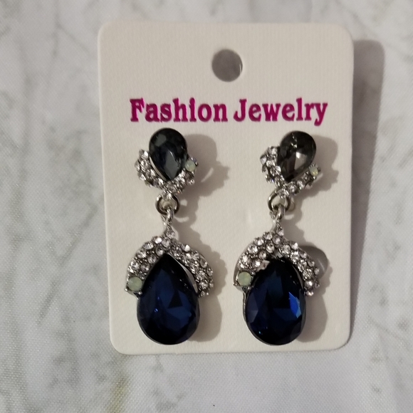 Rhinestone Pendientes Earrings 💎 - Picture 3 of 5